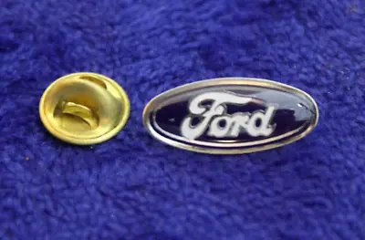 Vintage Ford Blue Oval Hat Lapel Pin Badge Logo FoMoCo Truck Mustang Thunderbird • $9.95