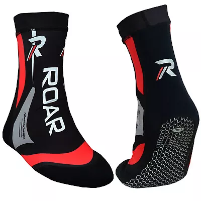 ROAR MMA Training Gym Socks Boxing Foot Ankle Brace Supports Guard Pad Red • $15.19