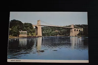 Vintage Postcard Menai Bridge Anglesey Wales Unposted By Jarrold & Sons Ltd • £4.01