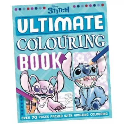 Disney Stitch: The Ultimate Colouring Book - Walt Disney (2024 Paperback) NEW • £7.49