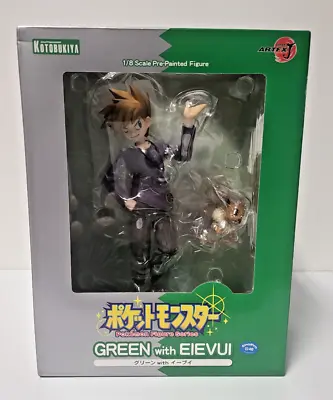 New Pokemon Kotobukiya Green & Eevee 1/8 Figure Artfx - Usa Seller • $249.99