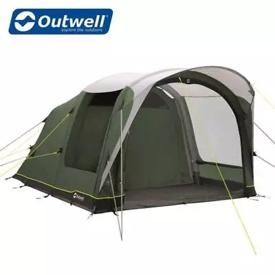 5 Person Family Weekend Air Tent - Outwell Lindale 5PA Air Tent (2022) • £549.99