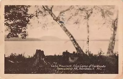 Vintage Postcard Lake Pleasant Speculator Adirondack Mountains New York 1925 • $14.99