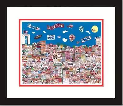 BAY RIDGE BROOKLYN By AL SCHREIBER -3D  ARTWORK HAND SIGNED & NUMBERED-FRAMED • $195