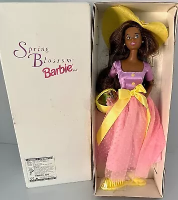 SPRING BLOSSOM Barbie African American First In Series New In Box • $15