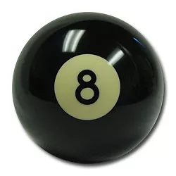 Billiard Pool 8 Ball Shifter Shift Knob : 3/8 -16 For Hurst Chrome Sticks • $32.75