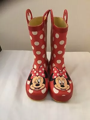 Western Chief Disney Minnie Mouse Youth Girls' Waterproof Rain Boots (Size 1 ) • $12.90