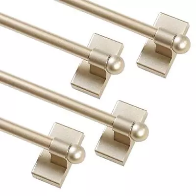 4 Pack Magnetic Curtain Rods For Metal Doors 1/2  Multi-Use Versatile Adjusta... • $52.13