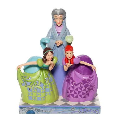 Jim Shore Disney Traditions Lady Tremaine Anastasia And Drizella 6007056 • $139.50