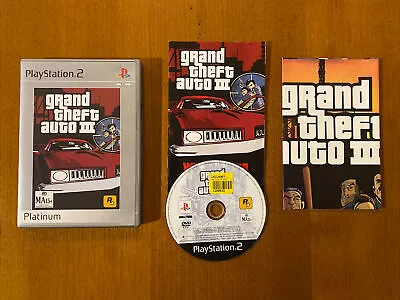 Grand Theft Auto Iii (ma15+) Ps2 Includes Manual + Map Oz Seller • $14.99