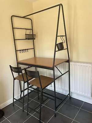 Ikea Haverud/Stig - Bar Dining Table And Chairs • £120