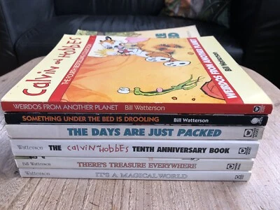 £39.99 • Buy Calvin & Hobbes Bill Watterson X 6 Books Bundle Joblot