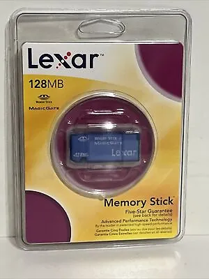 Lexar Media 128MB Memory Stick (MS128-431) New Magic Gate • $34.99