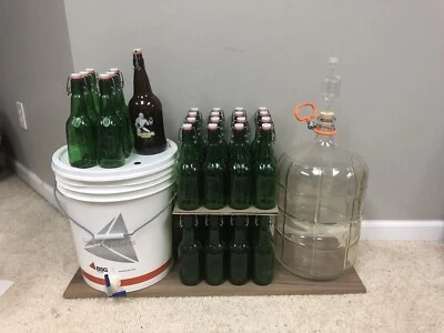 $90 • Buy Homebrew 5 Gallon Capacity Primary/Secondary Fermenters Plus Swing Top Bottles
