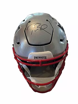 🔥Tom Brady Autographed Patriots Speed Flex Authentic Helmet FANATICS COA🔥 • $2600