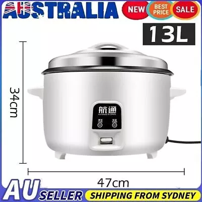 AU Commercial Rice Cooker 13L Restaurant Hotel Rice Cooker Steamer Non-Stick Pot • $109.99