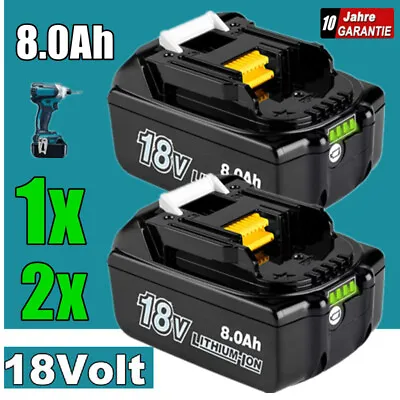 18V 8.0AH 6Ah 18Volt Lithium-Ion BL1860B Batteries LXT Battery For Makita BL1830 • $33.24