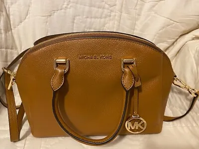 Michael Kors Tan Leather Convertible Satchel Crossbody NWOT—REDUCED • $130
