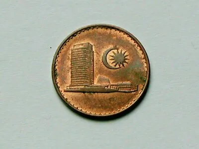 Malaysia 1967 1 SEN Coin With Toned-Lustre • $3.75