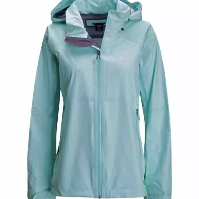 Macpac Women’s Green Traverse Rain Jacket Size 14 With Hood • $85