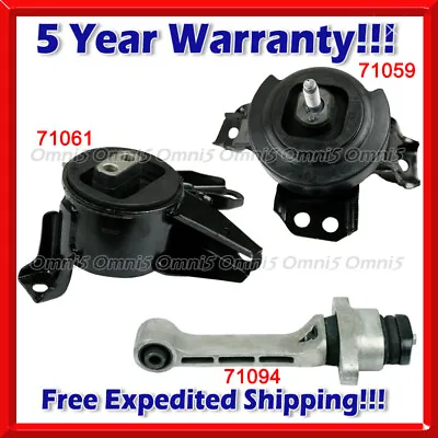 N131 Fits 13-16 Hyundai Santa Fe/Santa Fe XL 3.3L FWD AUTO Motor & Trans Mount • $190.10