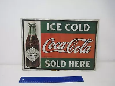Vintage Coca Cola Metal Sign Original • $127.99