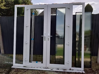 UPVC PVC External Doors Double Glazed French Patio Doors Incl Glass • £125