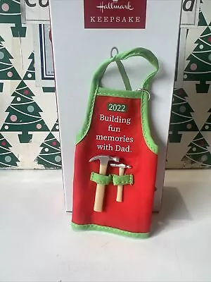 £9.99 • Buy Memories With Dad 2022 Christmas Tree Hallmark Keepsake Ornament NIB'