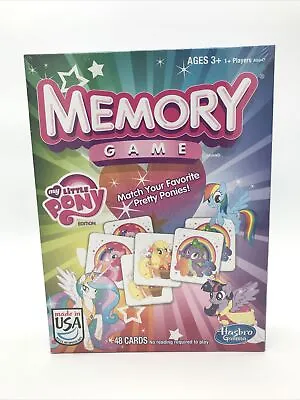 Hasbro My Little Pony Memory Kids Learning Matching Card Game 2013 Ages 3+ • £25.89