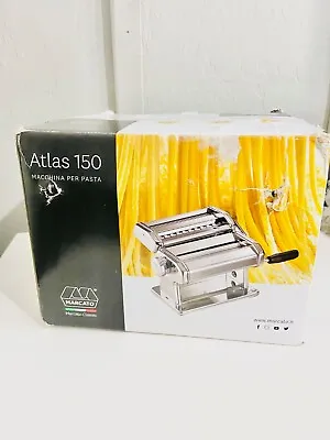 $52.24 • Buy MARCATO Atlas 150 Pasta Machine, Made In Italy, Includes Cutter, Hand Crank, And