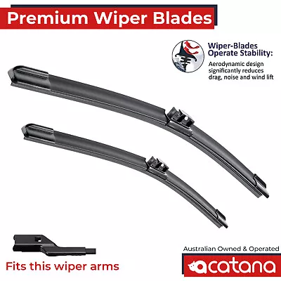 Front Wiper Blades For Volkswagen Passat B6 2006 - 2011 Pair 24 + 19  Windscreen • $29