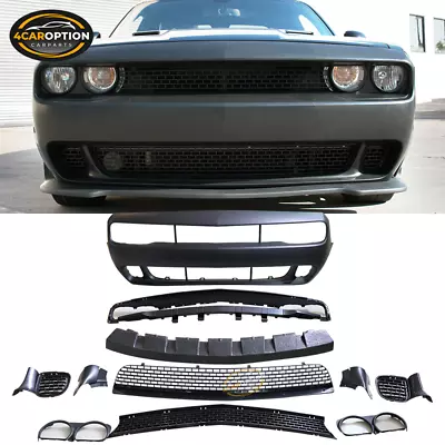 Fits 08-14 Dodge Challenger Coupe Front Bumper Cover Conversion PP • $799.99