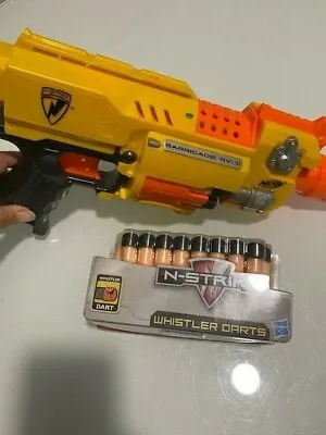 Hasbro Nerf N-Strike Barricade RV-10 Gun Discontinued Revolver C2010 With DARTS • $30