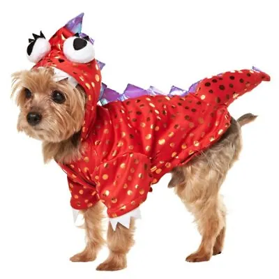 Martha Stewart Pet - Red Polka Dot Dinosaur - Dog Costume (X-Small) NWT • $12