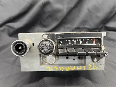 Mopar B Body 1971-74 Dodge Charger Coronet Plymouth Roadrunner GTX AM Radio • $30