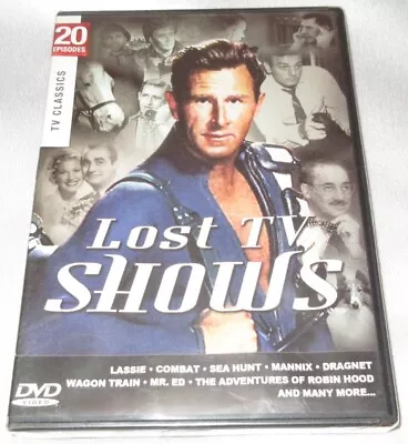 Lost TV Shows 20 Episodes (2011) DVD (New) Lassie Dragnet Mannix Mr. Ed Combat • $9.77