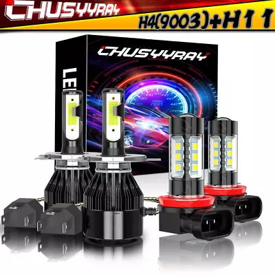 For Mazda 2 2011 2012 2013 2014 6000K LED Headlight Hi/Lo Fog Light Bulbs Combo • $27.99