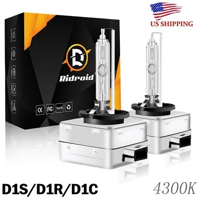Set Of 2pcs D1C/D1R/D1S 4300K HID Xenon Headlight Bulb OEM Replacement High/Low • $13.99