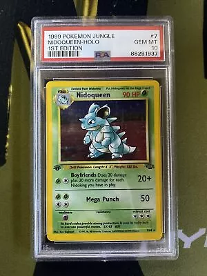 Pokémon TCG Nidoqueen Jungle 7/64 Holo 1st Edition Holo Rare • $999.99