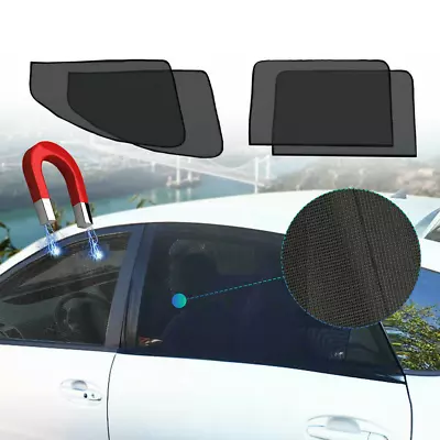 4PCS Car Side Rear Window Screen Sun Shade Mesh Cover Windshield Sunshade Visor • $7.99