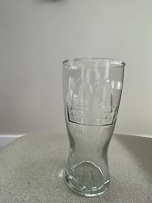 Vintage McDonalds Glassware 1992 GLASS  Clear Vintage Embossed Glass Cup • $5.49