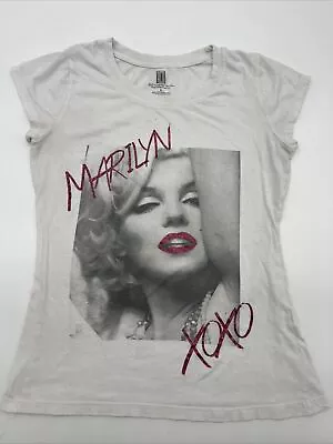 Marylin Monroe T-Shirt Women Large White Red Carpet Noir…#2065 • $4.50