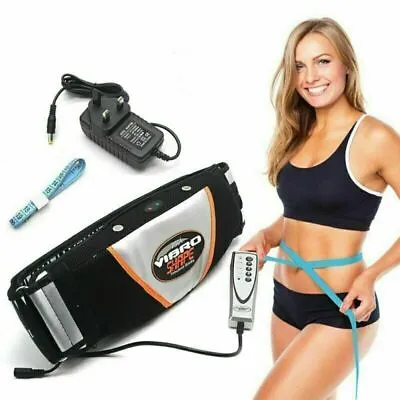 Electric Fitness Slimming Massager Abdominal Belly Vibro Shape Vibrating Belt • $58.64