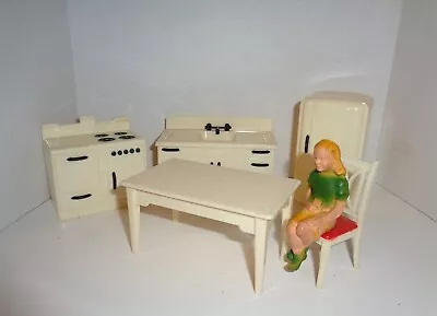 Ideal Dollhouse Kitchen Set Vintage Ideal Dollhouse Furniture • $44.99