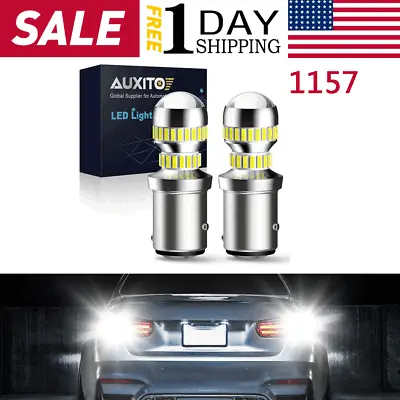 CANBUS AUXITO 1157 LED Turn Signal Brake Reverse Parking Light Bulb White B • $13.49