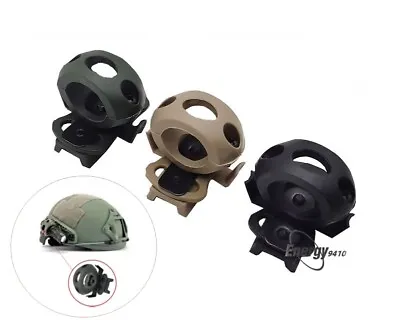 Single Clamp Lighting Flashlight Holder Riding Guide For MICH IBH FAST Helmet • $15.12