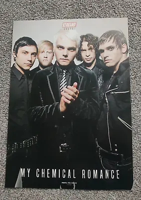 My Chemical Romance - Kerrang Poster - Gerard Way Frank Iero Emo MCR - RARE • £7.95