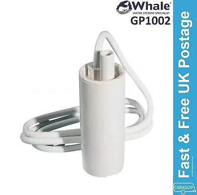 WHALE GP1002 12V Submersible Water Pump For Caravan Motorhome Boat Horsebox • £15.75