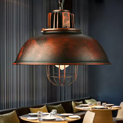$42.75 • Buy Ceiling Lamp Rustic Pendant Light Vintage Rustic Industrial Chandelier Fixture 