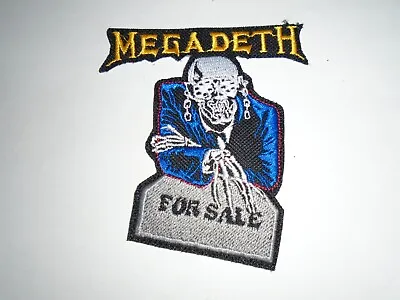 Megadeth For Sale Iron On Embroidered Patch • $6.29